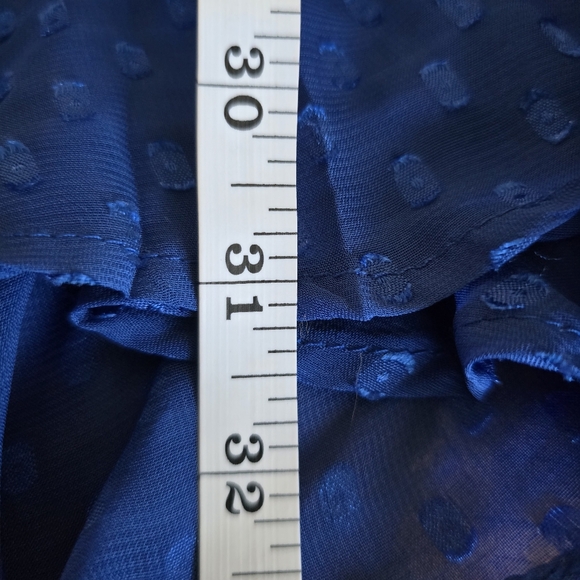 B Darlin Royal Blue Long Sleeve Dress - Picture 12 of 12